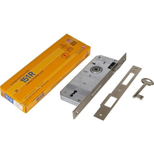 KALE EKSTRA GÖMME KAPI KİLİDİ TEK ANH. 35MM NİKEL / 151R 35